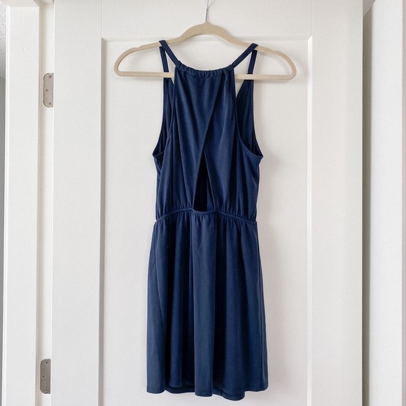 Gentle Fawn navy open back dress - Picture 2 of 6